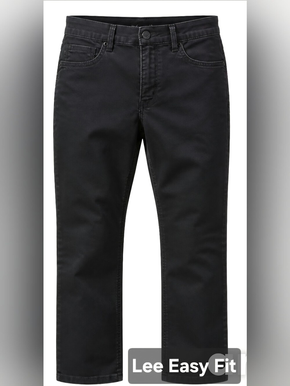 Ladie's Lee Easy Fit Black Stretch Jeans - Classic Slim Fit